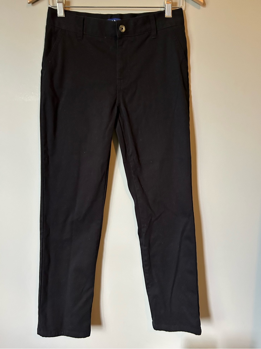 French Toast Black Boys' Formal Straight-Leg Pants adjustable waist
